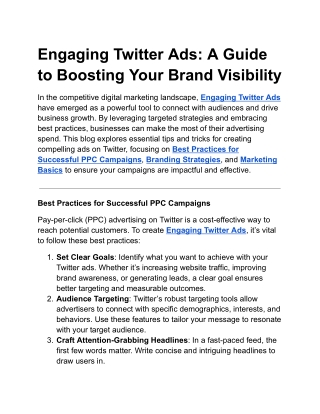 engaging twitter ads a guide to boosting your