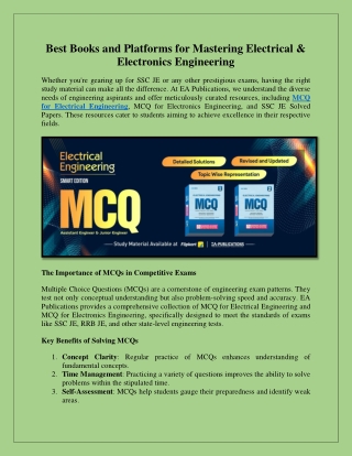 Best Books and Platforms for Mastering Electrical & Electronics Engineering