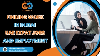 Finding Work in Dubai – UAE Expat Jobs And Employment