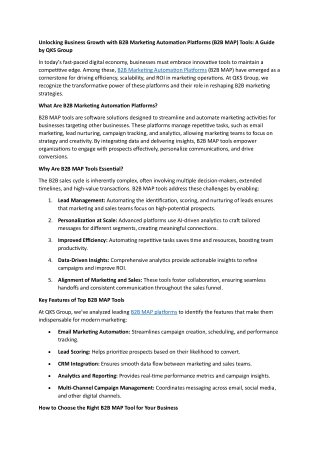unlocking business growth with b2b marketing