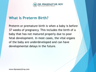 What Is Preterm Birth?