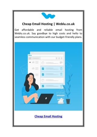 cheap email hosting weblu co uk
