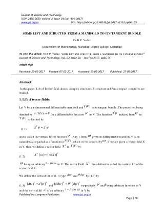 journal of science and technology issn 2456 5660