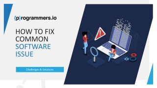 Common Software Problems and How You Can Fix Them