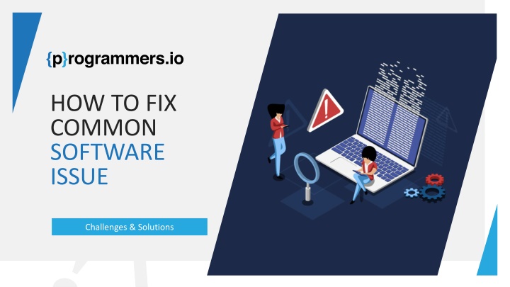 how to fix common software issue