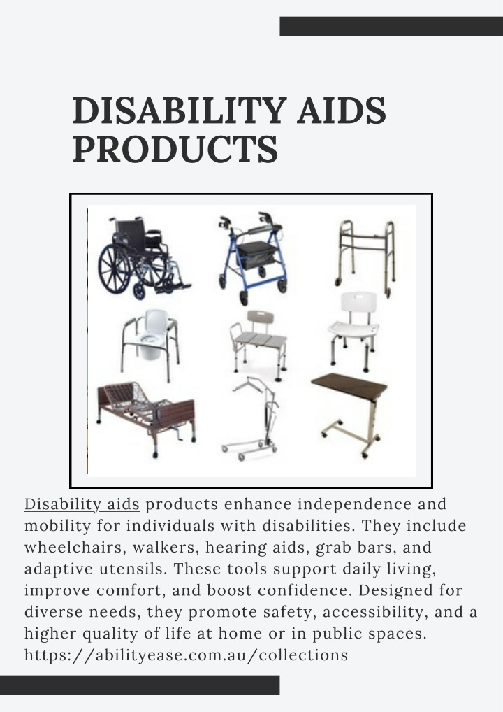 disability aids products