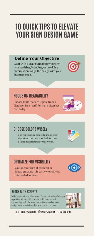 10 quick tips to elevate your sign design game