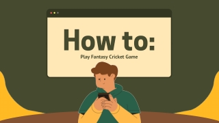 How to Play Fantasy Cricket Game