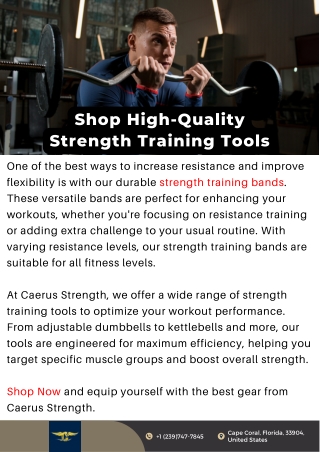 Shop High-Quality Strength Training Tools