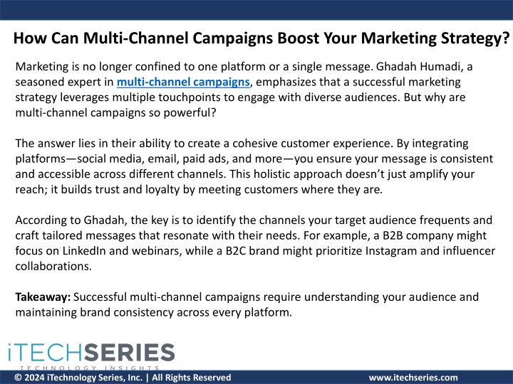 how can multi channel campaigns boost your