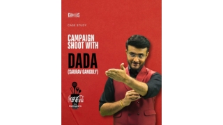 Campaign Shoot With Dada (Saurav Ganguly)