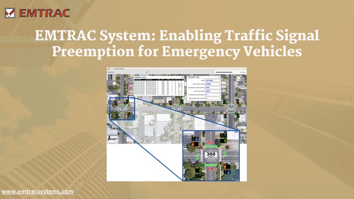 emtrac system enabling traffic signal preemption