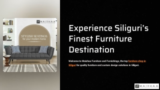 Find Your Dream Furniture in Siliguri