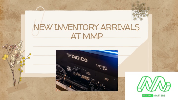 new inventory arrivals at mmp