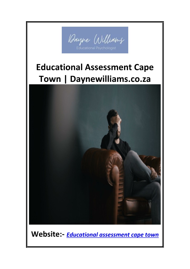 educational assessment cape town daynewilliams