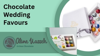 Chocolate Wedding Favours