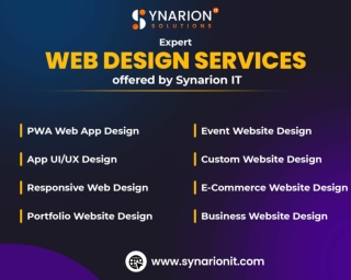 Expert Web Design Services offered by Synarion IT