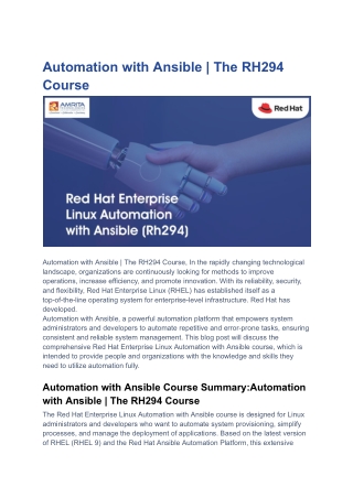 automation with ansibl