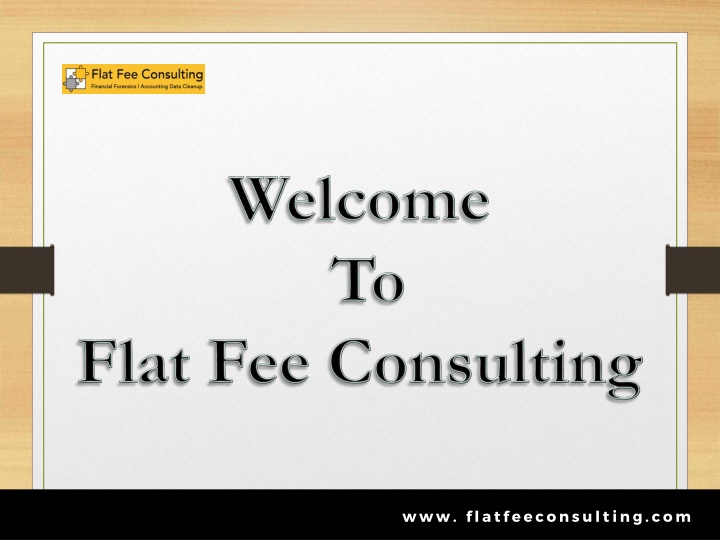 welcome to flat fee consulting