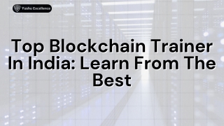 Top Blockchain Trainer In India