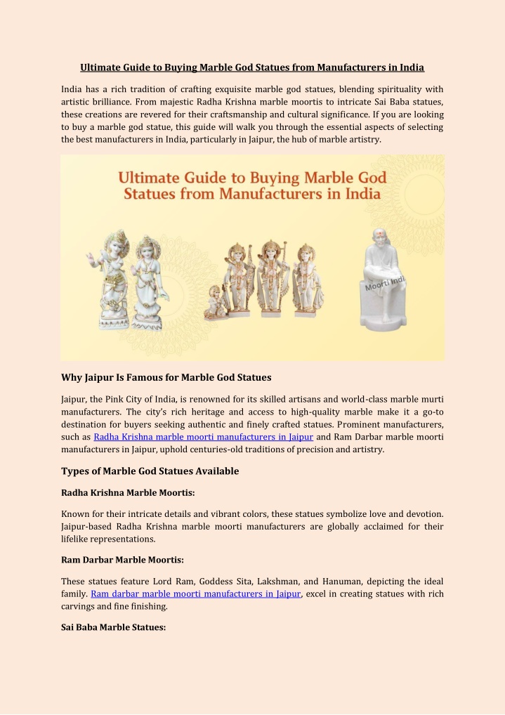 ultimate guide to buying marble god statues from