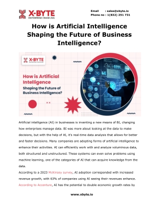 How is Artificial Intelligence Shaping the Future of Business Intelligence_