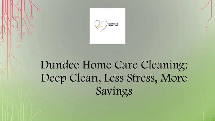 dundee home care cleaning deep clean less stress more savings