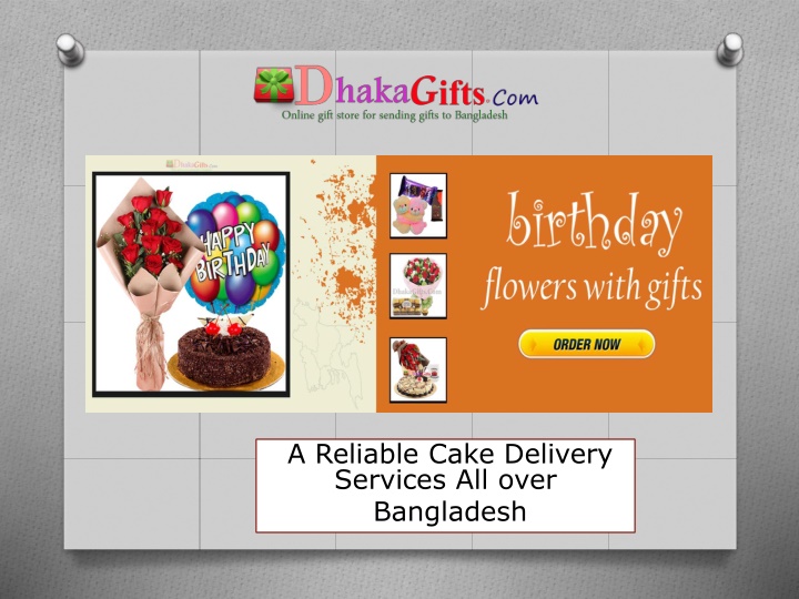 a reliable cake delivery services all over