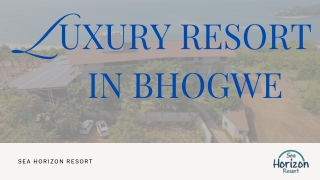 Luxurious Resort Bhogwe