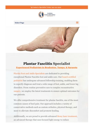 Plantar Fasciitis Specialist