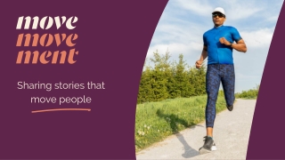 sharing stories that move people