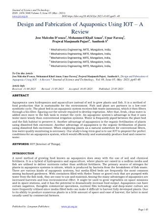 journal of science and technology issn 2456 5660