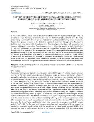 of science and technology issn 2456 5660 volume