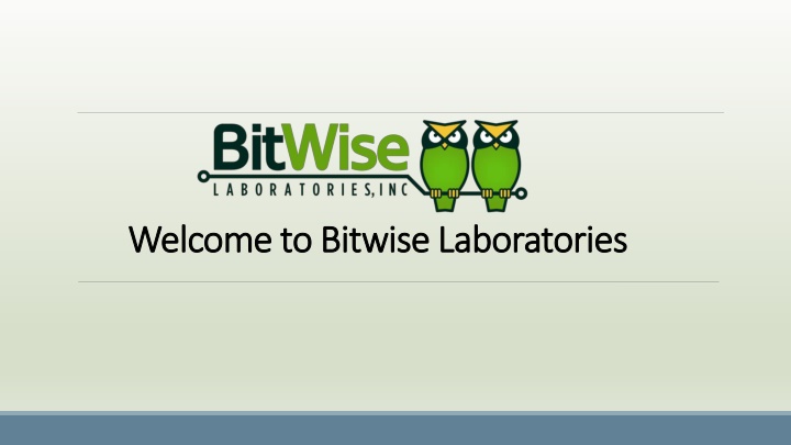 welcome to bitwise laboratories