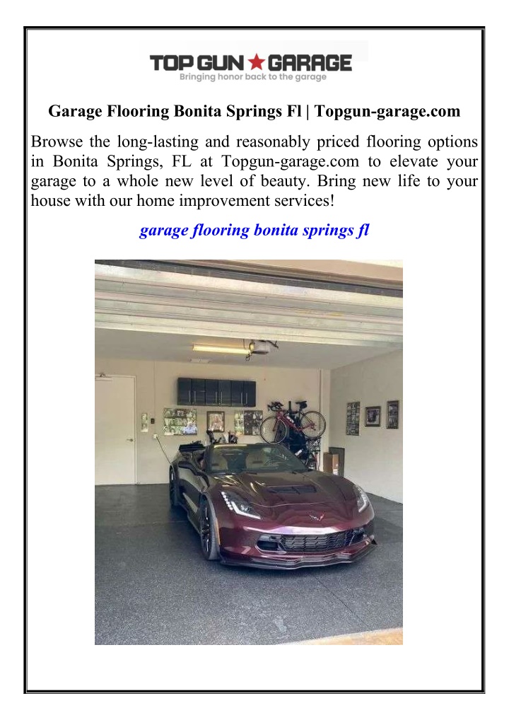 garage flooring bonita springs fl topgun garage