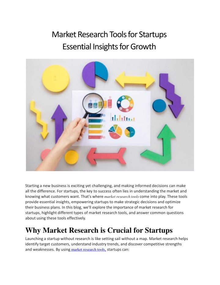 market research tools for startups essential