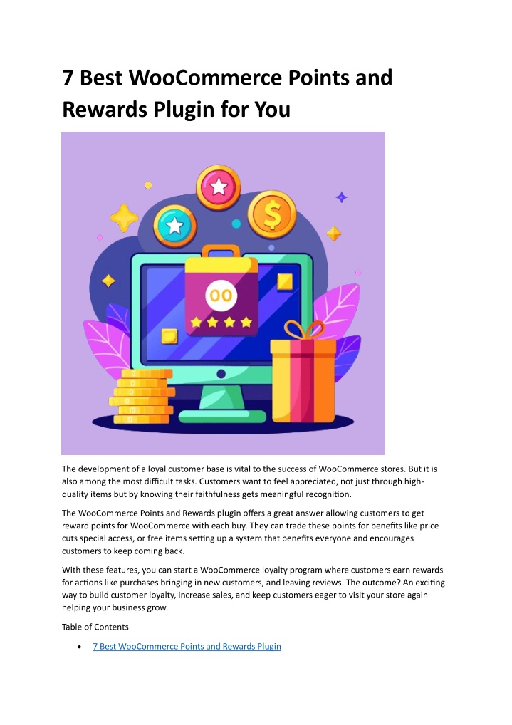 7 best woocommerce points and rewards plugin