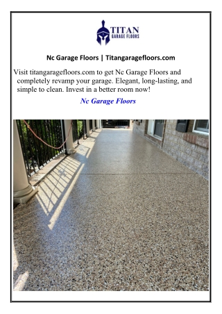 Nc Garage Floors Titangaragefloors.com