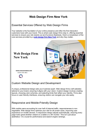Web Design Firms New York - www.thoughtmedia.com