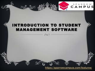 introduction to student management software