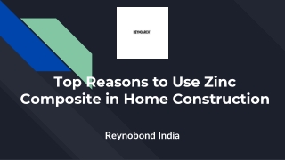 Top Reasons to Use Zinc Composite in Home Construction