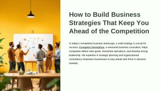 how to build business strategies that keep