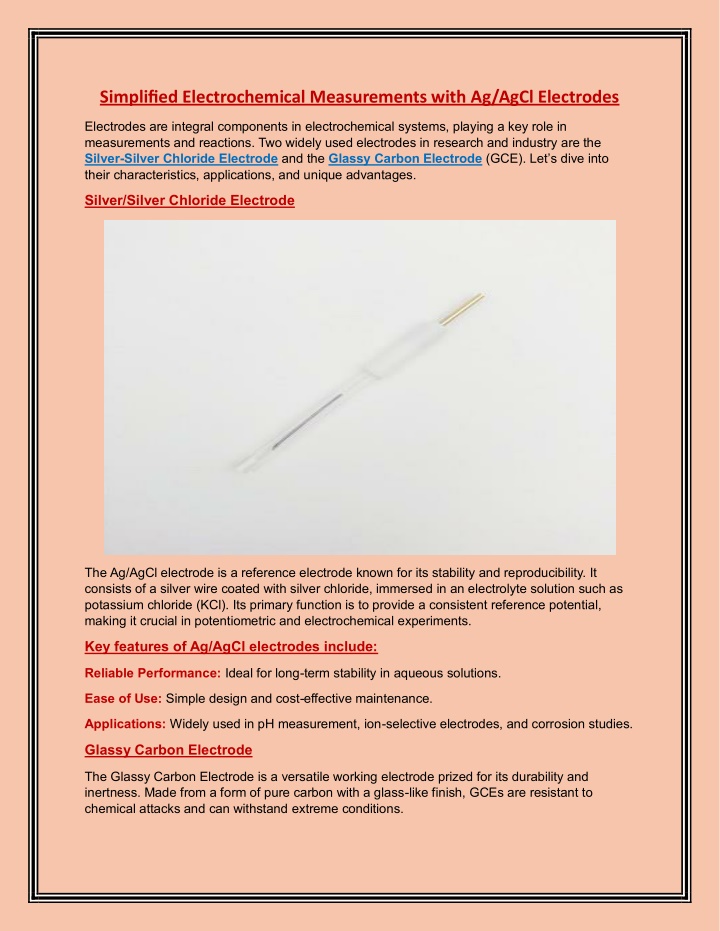 simplified electrochemical measurements with