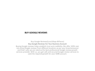 buy google reviews