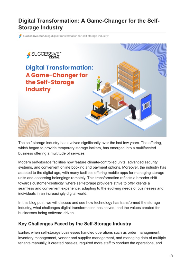 digital transformation a game changer