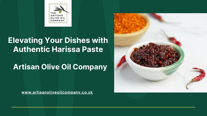 elevating your dishes with authentic harissa paste