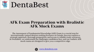 AFK Mock Exams for Reliable and Focused AFK Exam Preparation