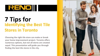 7 Tips for Identifying the Best Tile Stores in Toronto