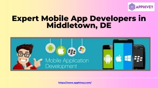 Expert Mobile App Developers in Middletown, DE