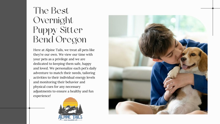 the best overnight puppy sitter bend oregon